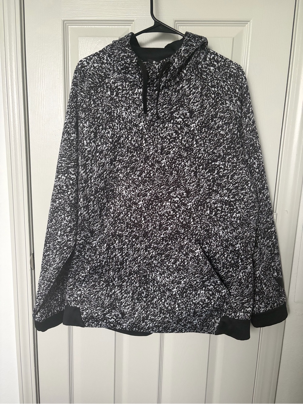 Nike Black & White Speckled Dri-FIT Hoodie
